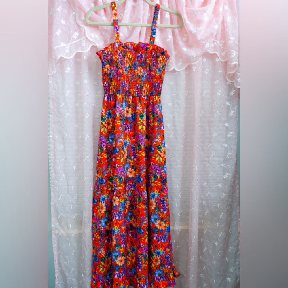 Floral Maxi Dress - Multicolor